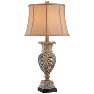 Grand Rue Washed Gold Table Lamp   #W7650