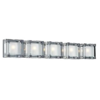 Nice Cube Frosted Glass 33 1/2" Wide ADA Bathroom Light   #H4262