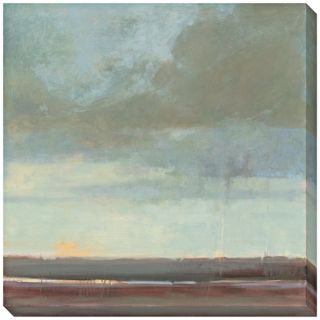 Viridian Sky II Limited Edition Giclee 40" Square Wall Art   #L0471
