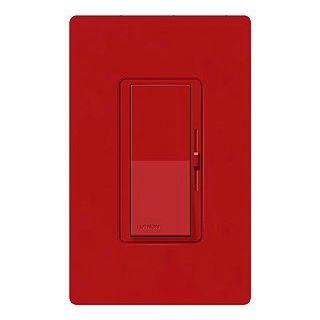 Lutron Diva SC 600W 3 Way Hot Red Dimmer   #00655