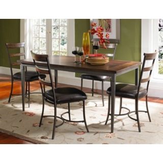 Hillsdale Cameron Rectangle Ladder Back 5 Piece Dining Set   #V9704