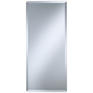 Frameless Rectangular 40" High Beveled Wall Mirror   #P1403