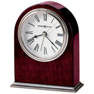 Howard Miller Walker 5 1/2" High Table Alarm Clock   #R4965