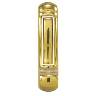 Polished Brass Surface Mount Wireless Doorbell Button   #K6430
