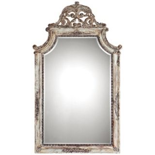 Uttermost Portici 53" High Antiqued Ivory Wall Mirror   #U6273