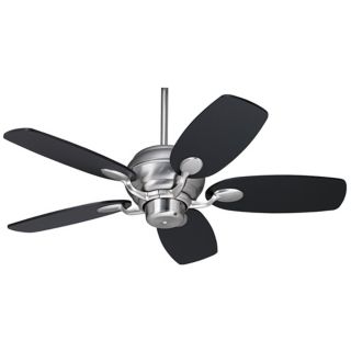 Brushed Steel, 44 In. Span Or Smaller, Contemporary, Ceiling Fan Without Light Kit Ceiling Fans
