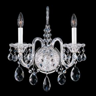 Schonbek Sterling Collection 2 Light Crystal Wall Sconce   #M9448