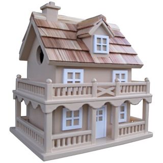 Colonial Cottage Taupe Birdhouse   #T3221