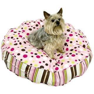 Happy Hounds Scout Deluxe Brown and Pink Medium Dog Bed   #W6624