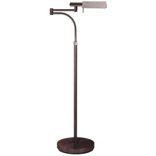 Sonneman E Tenda Rose Bronze Swing Arm Pharmacy Floor Lamp   #K9244