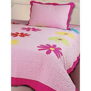 Kathy Ireland Daisy Crazy Quilt Bedding Set   #H3318