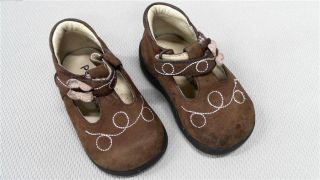 Jumping Jacks Perfection Baby Girls Comfort Casual Shoes 4 Chocolate