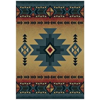 North Sky Collection Dove Creek Blue Area Rug   #P7459