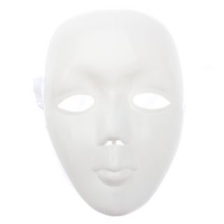 EUR € 1.74   Pure White Mask til Halloween Party, Gratis Fragt På