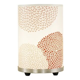 Lights Up Red Mumm Small Meridian Accent Table Lamp   #76192