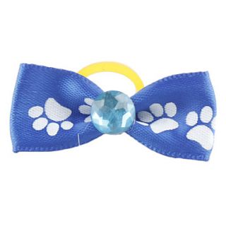 EUR € 0.73   Dog Paw Pattern Tiny Rubber Band Hair Bow for Dogs