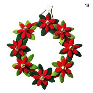 EUR € 6.71   christmas ornament doek kerst krans opknoping, Gratis