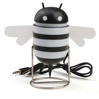 USD $ 7.79   Super Mini Honey Bee Speaker (Black),