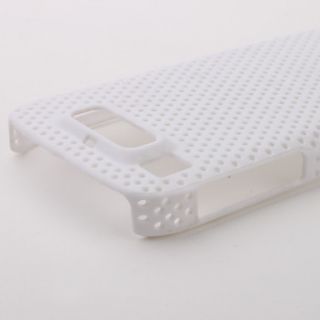 USD $ 2.79   Protective Plastic Net Case for Nokia E72 (White),