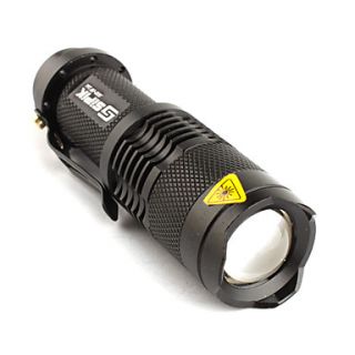 EUR € 7.81   Linterna LED CREE Q3 3W de 1 batería AA (Negra