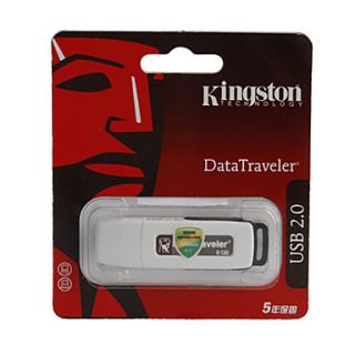 USD $ 15.78   8GB Data Traveler USB Flash Drive (White),