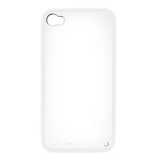 USD $ 4.79   Unique Clear Back Case with Colorful Frame for iPhone 4