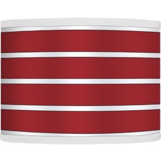 Bold Red Stripe Giclee Shade 13.5x13.5x10 (Spider)   #37869 H1428