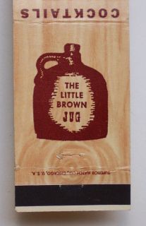 1950s Matchbook Little Brown Jug Hotel Julesburg Co MB