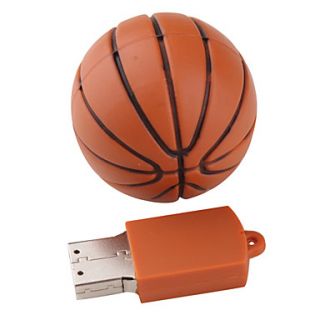 USD $ 16.79   4GB Basketball Style USB Flash Drive (Orange),