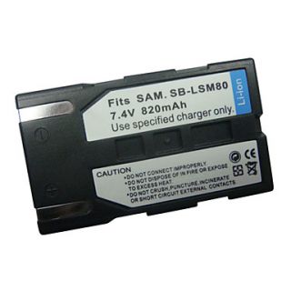 reemplazo de batería de la videocámara slm80/sb lsm160 para Samsung