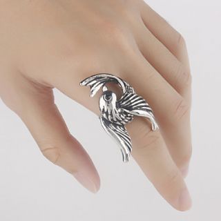 EUR € 1.83   moda plata gorjeo del pájaro placa del anillo