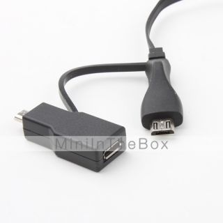 USD $ 17.89   2 in 1 Retractable USB Cable (Micro USB Port + Mini 8Pin