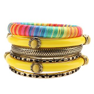 EUR € 7.81   Fancy Garens gele hars armband, Gratis Verzending voor