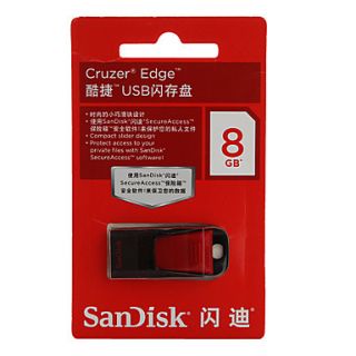 USD $ 11.89   8GB SanDisk Cruzer® Edge USB Flash Drive (Red),