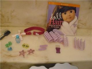 American Girl Retired Hair Style Center with Book