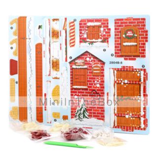 EUR € 17.93   Kerst appartement 3d diy puzzel, Gratis Verzending