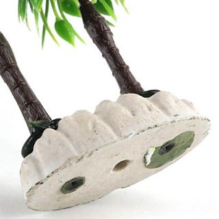 USD $ 3.89   5 Plastic Coconut Plant Decoration Ornament for Aquarium