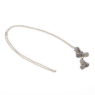 EUR € 3.95   een paar schoenen diamanten ingelegd vintage ketting