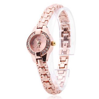 EUR € 5.88   vrouwen legering analoge quartz horloge armband (goud