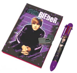 Official Justin Bieber Large Deluxe Purse Wallet Secret Diary Rainbow