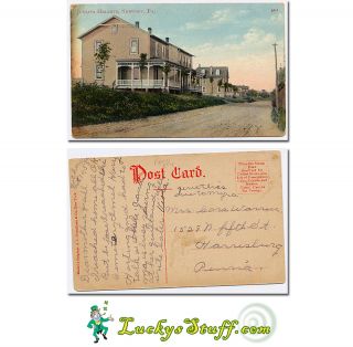 Juniata Heights Newport PA 1910 Postcard Perry County Pennsylvania