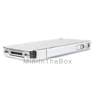 USD $ 3.99   Detachable Plating Backside Case for iPhone 4 Silvery