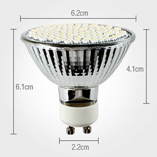 GU10 93 SMD 5.5W 450 500LM 3000 3500K Warm White Light LED Spot Bulb