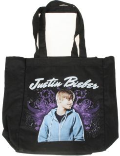 New Justin Bieber Grungy Wings Tote Shopper Beach Shoulder Bag Fever