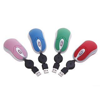 EUR € 4.96   rosso metallizzato usb retrattile mouse ottico, Gadget