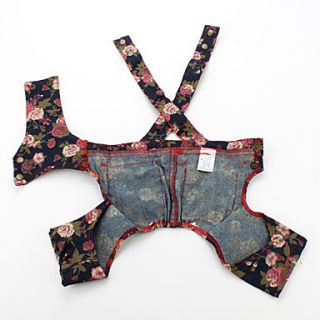 USD $ 9.88   Flower Style Jeans (XS XXL, Pink),