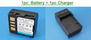 Battery Charger for JVC GR D650E GR D650EX GR DF420 GR DF420EX GR