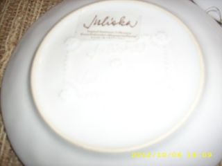 Juliska Dinnerware Jardins Du Monde Cocktail Plates Set of 3 Whitewash