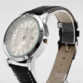 EUR € 6.98   unisex kalender stil pu analog kvarts armbåndsur