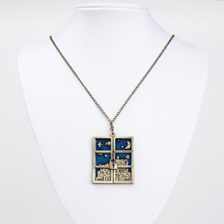 USD $ 3.89   Window with A Lock Copper Necklace,
